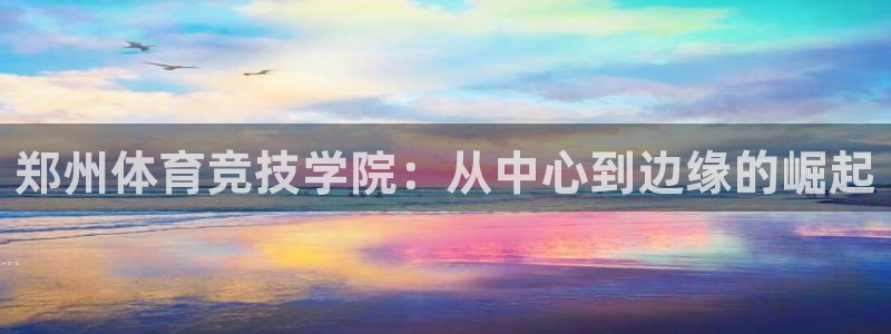 3377体育官网下载是干嘛的公司:郑州体育竞技学院:从中心到